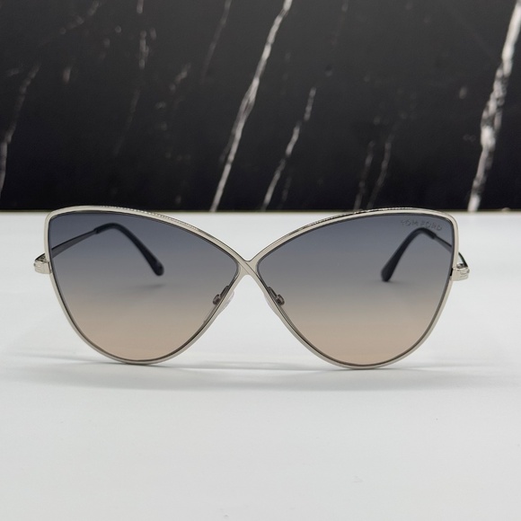 NEW TOM FORD TF569 16B WOMEN BUTTERFLY SUNGLASSES TOM FORD ELISE-02 FT0569/S 16B - Picture 1 of 11